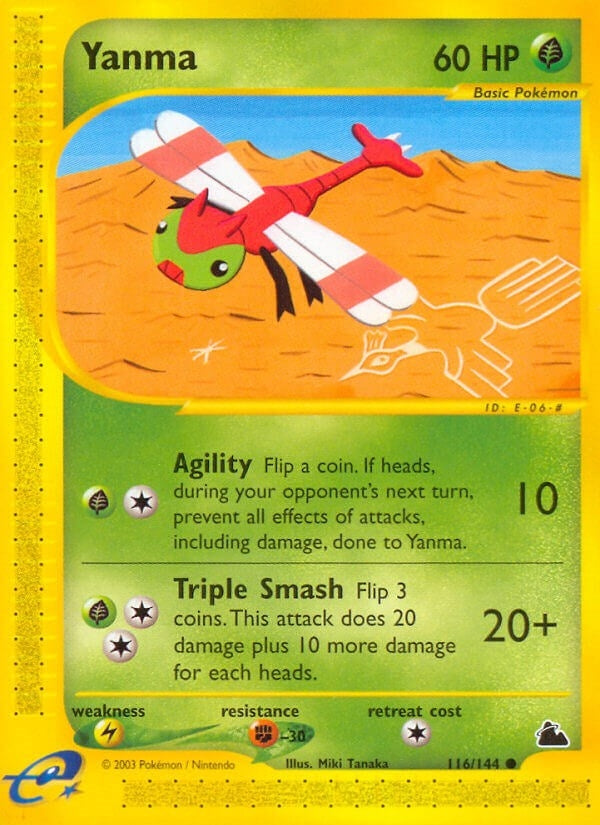 Yanma (116/144) (Skyridge) (SK) Pokemon