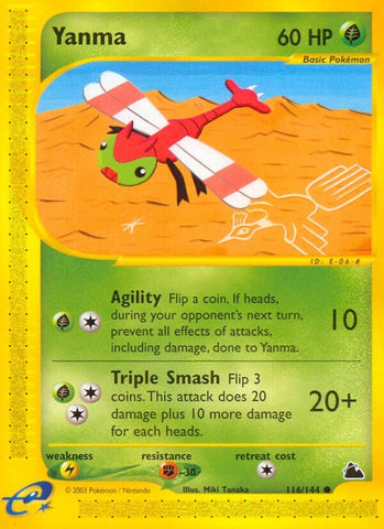 Yanma (116/144) (Skyridge) (SK) Pokemon
