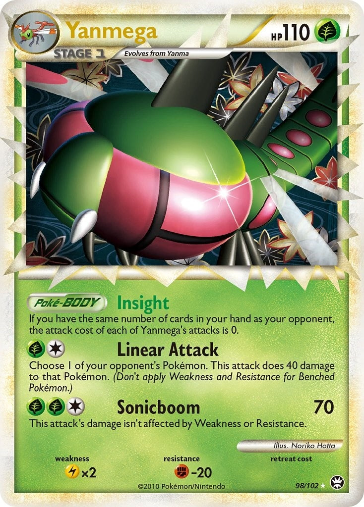 Image for Yanmega (Prime) (98/102) (Triumphant) (TM) - Pokemon