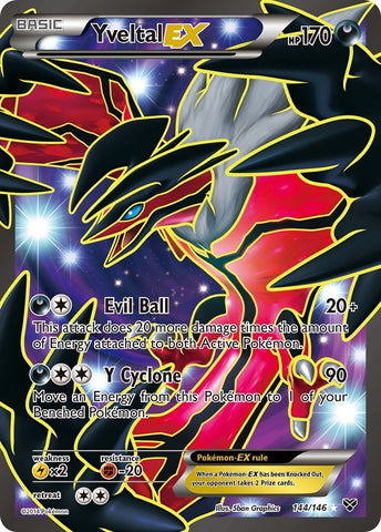 Image for Yveltal EX (144 Full Art) (144/146) (XY Base Set) - Pokemon