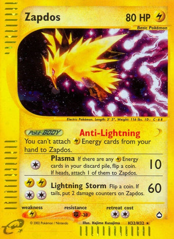 Image for Zapdos (H32) (H32/H32) - Pokemon