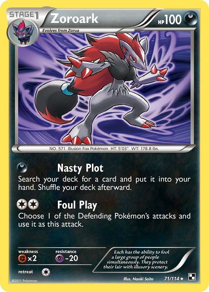 Image for Zoroark (71/114) - Pokemon