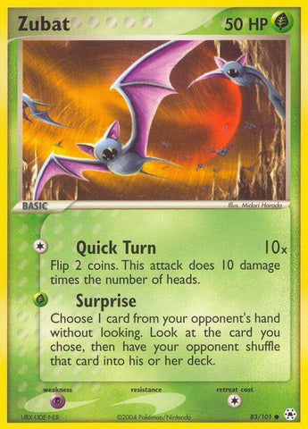 Image for Zubat (83/101) (Hidden Legends) - Pokemon