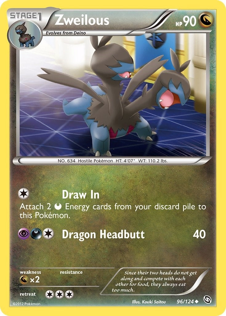 Image for Zweilous (96) (96/124) (Dragons Exalted) (DRX) - Pokemon