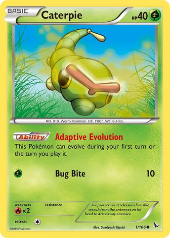Image for Caterpie (1/106) (XY - Flashfire) - Pokemon