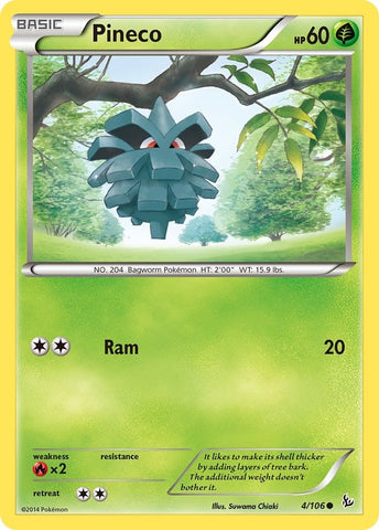 Image for Pineco (4/106) (XY - Flashfire) - Pokemon