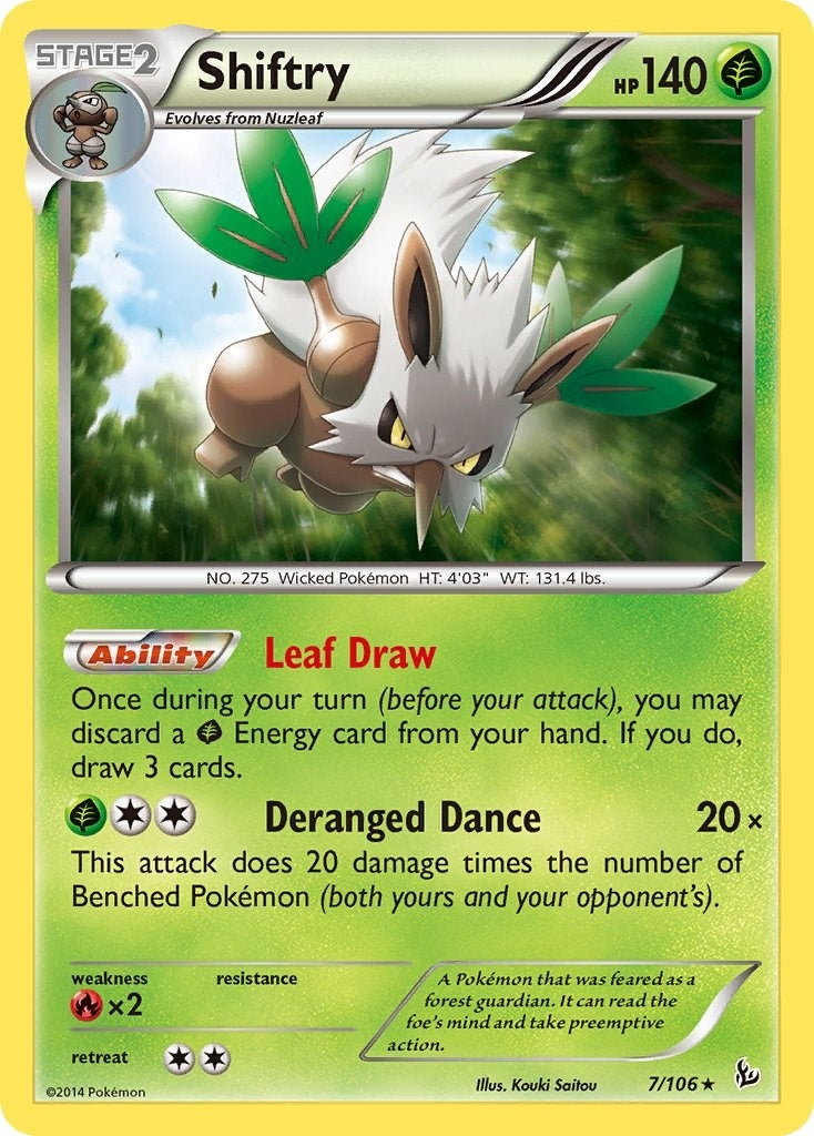 Image for Shiftry (7/106) (XY - Flashfire) - Pokemon