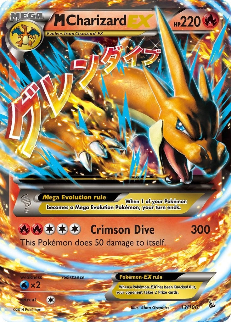 Image for M Charizard EX (Y) (13/106) (XY - Flashfire) - Pokemon