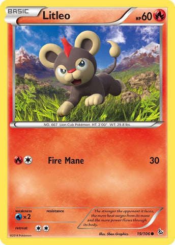 Image for Litleo (19) (19/106) (XY - Flashfire) - Pokemon