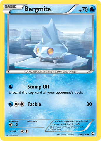 Image for Bergmite (30/106) (XY - Flashfire) - Pokemon