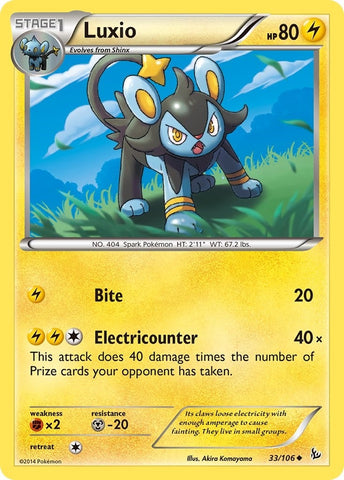 Image for Luxio (33/106) (XY - Flashfire) - Pokemon