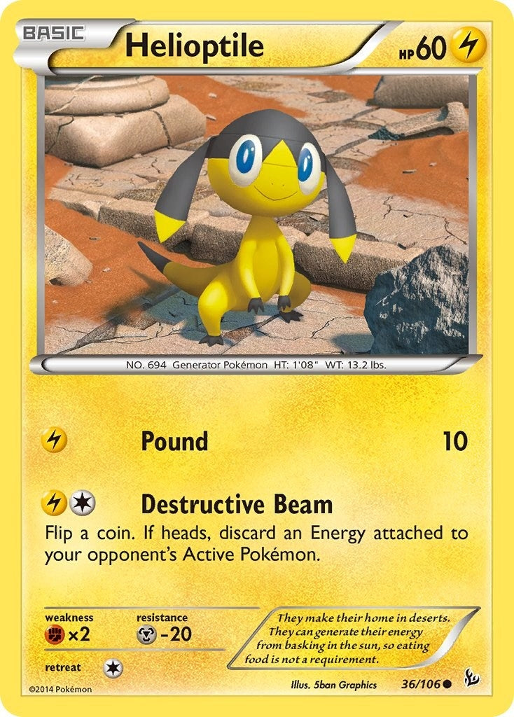 Image for Helioptile (36/106) (XY - Flashfire) - Pokemon