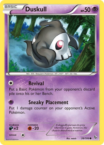 Image for Duskull (38/106) (XY - Flashfire) - Pokemon