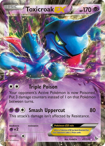 Image for Toxicroak EX (41/106) (XY - Flashfire) - Pokemon