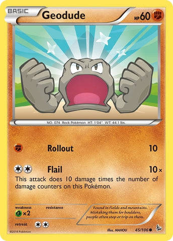 Image for Geodude (45/106) (XY - Flashfire) - Pokemon