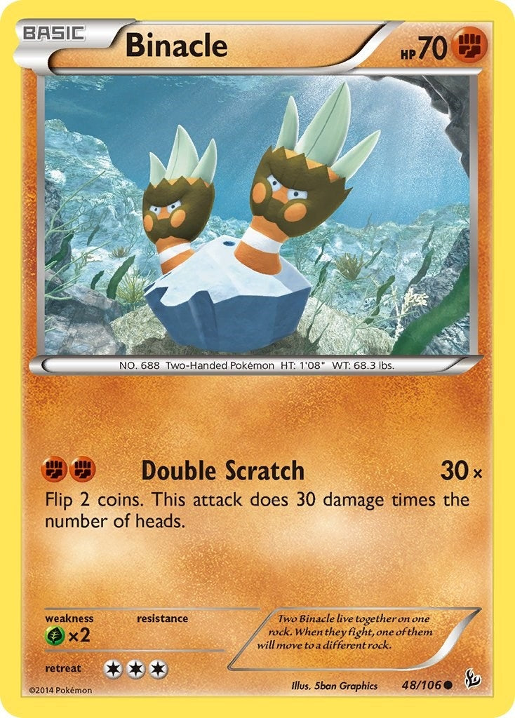 Image for Binacle (48/106) (XY - Flashfire) - Pokemon