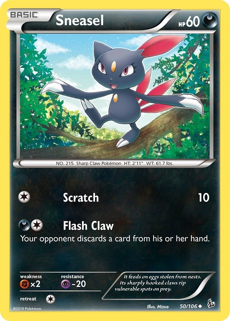Image for Sneasel (50) (50/106) (XY - Flashfire) - Pokemon