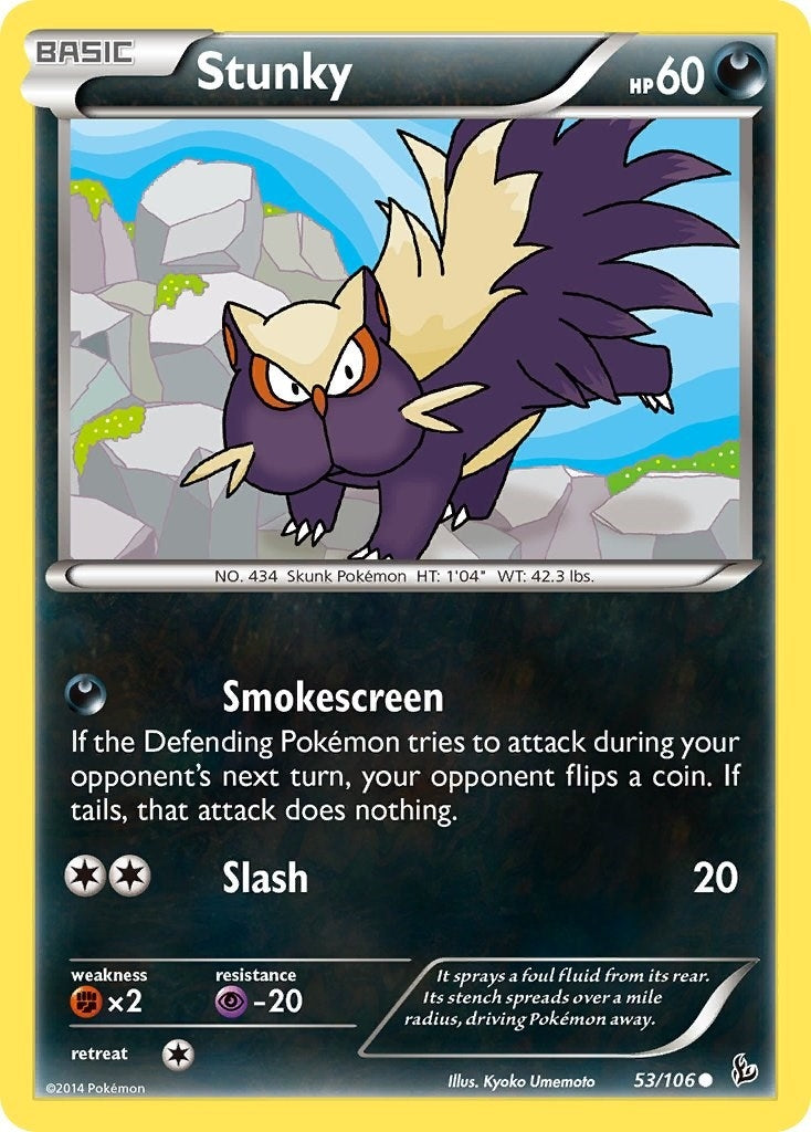 Image for Stunky (53) (53/106) (XY - Flashfire) - Pokemon