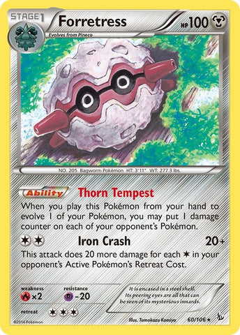 Image for Forretress (60/106) (XY - Flashfire) - Pokemon
