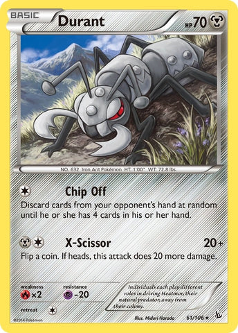 Image for Durant (61/106) (XY - Flashfire) - Pokemon