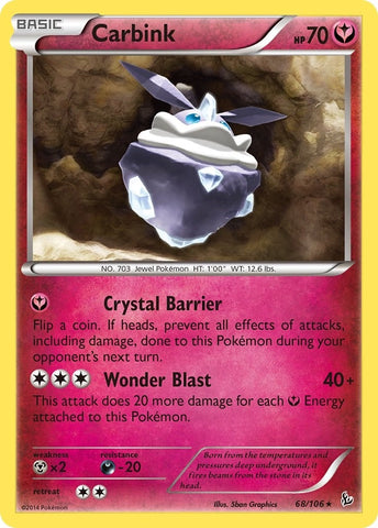 Image for Carbink (68/106) (XY - Flashfire) - Pokemon