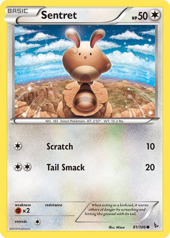 Image for Sentret (81/106) (XY - Flashfire) - Pokemon