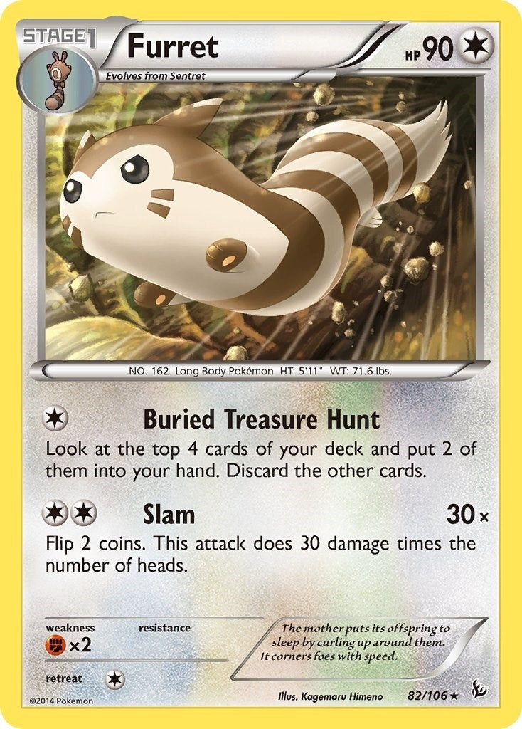 Image for Furret (82/106) (XY - Flashfire) - Pokemon