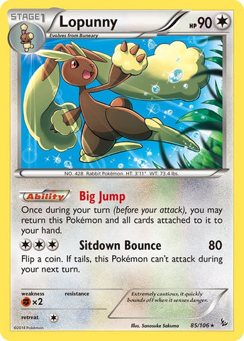 Image for Lopunny (85/106) (XY - Flashfire) - Pokemon