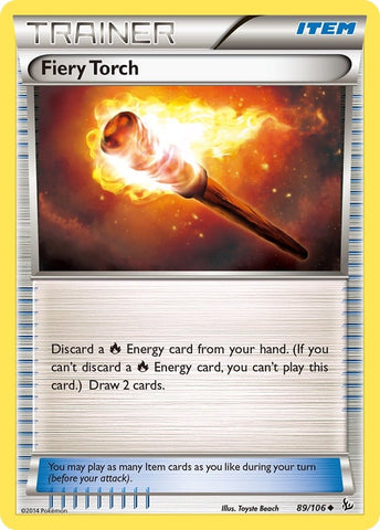 Image for Fiery Torch (89/106) (XY - Flashfire) - Pokemon