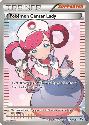 Image for Pokemon Center Lady (105 Full Art) (105/106) (XY - Flashfire) - Pokemon