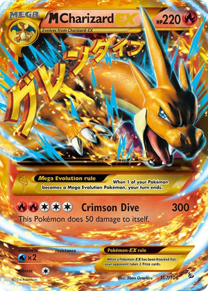 Image for M Charizard EX (Y) (Secret) (107/106) (XY - Flashfire) - Pokemon