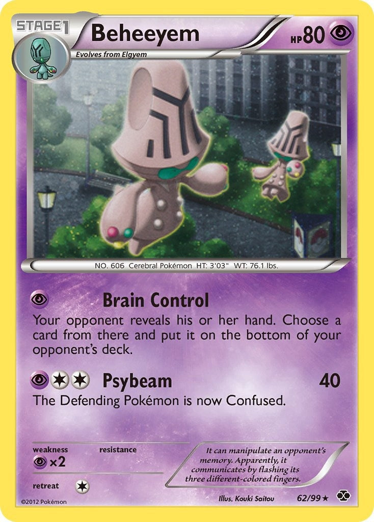 Image for Beheeyem - 62/99 (Cosmos Holo) (062/099) - Pokemon