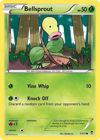 Image for Bellsprout (1/111) (XY - Furious Fists) - Pokemon