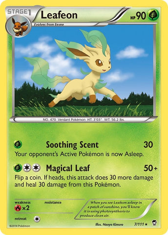Image for Leafeon (7/111) (XY - Furious Fists) - Pokemon