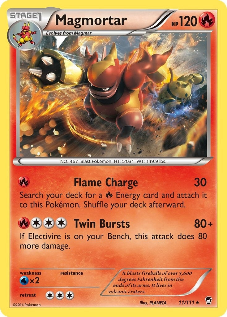 Image for Magmortar (11/111) (XY - Furious Fists) - Pokemon
