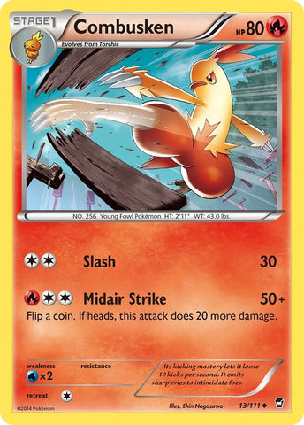 Image for Combusken (13/111) (XY - Furious Fists) - Pokemon