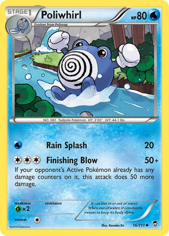Image for Poliwhirl (16/111) (XY - Furious Fists) - Pokemon