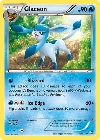 Image for Glaceon (19/111) (XY - Furious Fists) - Pokemon