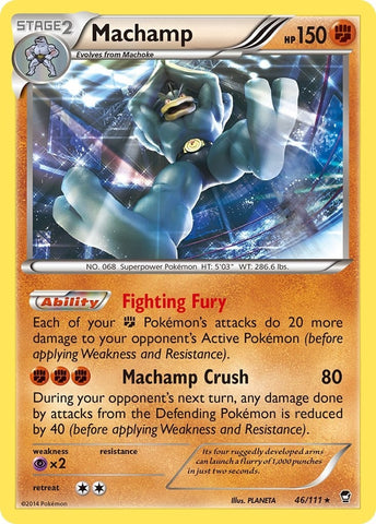 Image for Machamp (46/111) (XY - Furious Fists) - Pokemon