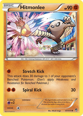 Image for Hitmonlee (47/111) (XY - Furious Fists) - Pokemon
