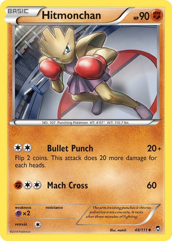 Image for Hitmonchan (48/111) (XY - Furious Fists) - Pokemon