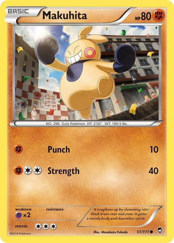Image for Makuhita (51/111) (XY - Furious Fists) - Pokemon