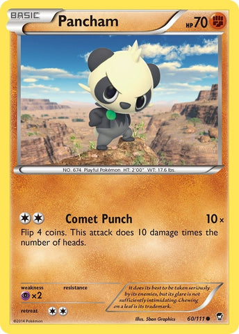 Image for Pancham (60) (60/111) (XY - Furious Fists) - Pokemon