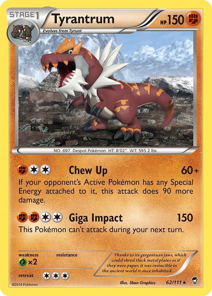 Image for Tyrantrum (62/111) (XY - Furious Fists) - Pokemon