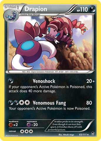 Image for Drapion (65/111) (XY - Furious Fists) - Pokemon