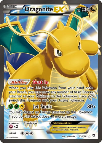 Image for Dragonite EX (108 Full Art) (108/111) (XY - Furious Fists) - Pokemon