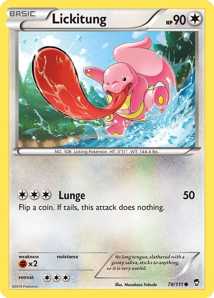 Image for Lickitung (78/111) (XY - Furious Fists) - Pokemon