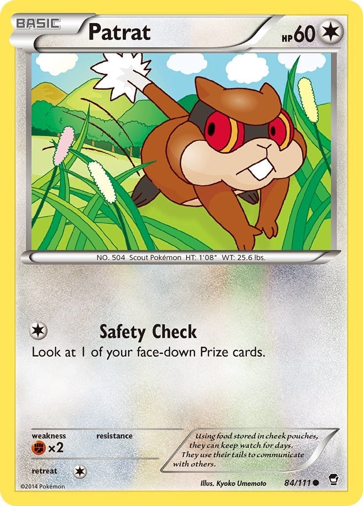 Image for Patrat (84/111) (XY - Furious Fists) - Pokemon