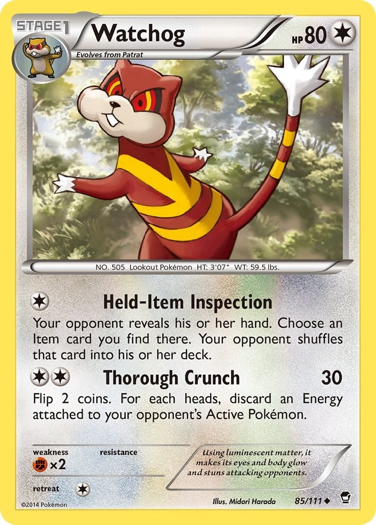Image for Watchog (85/111) (XY - Furious Fists) - Pokemon