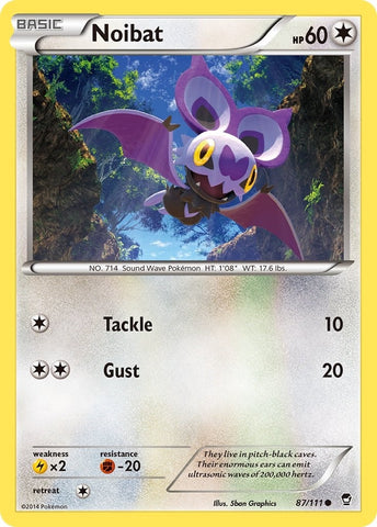 Image for Noibat (87/111) (XY - Furious Fists) - Pokemon